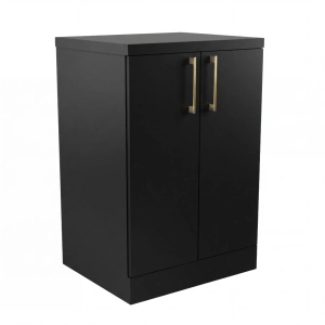 Szafka łazienkowa stojąca komoda Czarna Aria 01