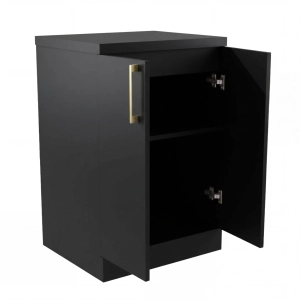 Szafka łazienkowa stojąca komoda Czarna Aria 02