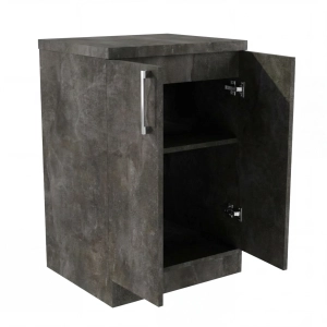 Szafka łazienkowa stojąca komoda Beton Czarny Aria 02