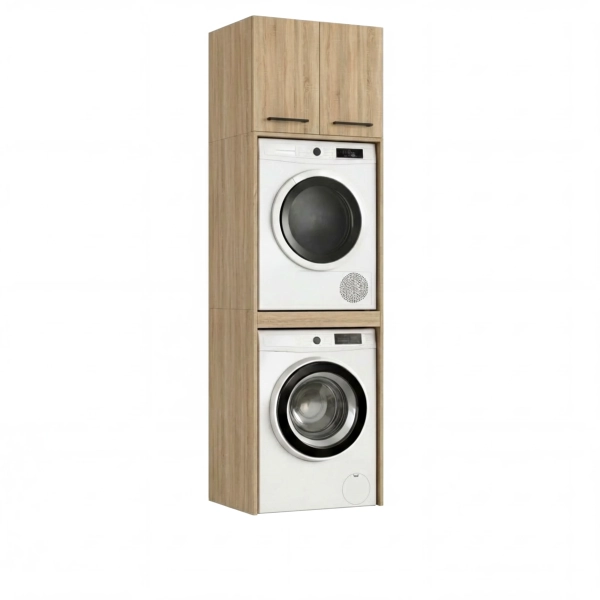 Szafka Łazienkowa Stojąca Na Pralkę Suszarkę Sonoma Luza Nadstawka 01