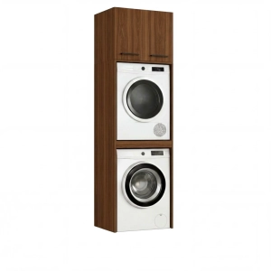 Szafka Łazienkowa Stojąca Na Pralkę Suszarkę Orzech Luza Nadstawka 01