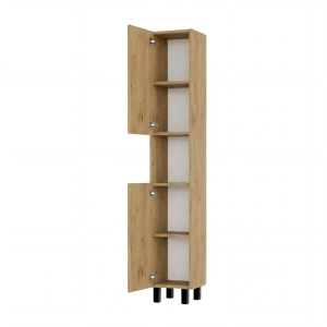 Szafka Łazienkowa Słupek Stojąca Półki Lancelot Terra 02