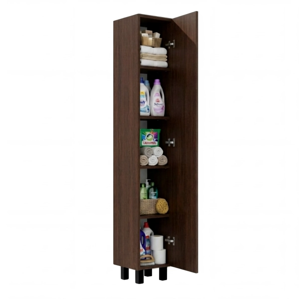 Szafka Łazienkowa Stojąca Słupek Wenge Valia 03